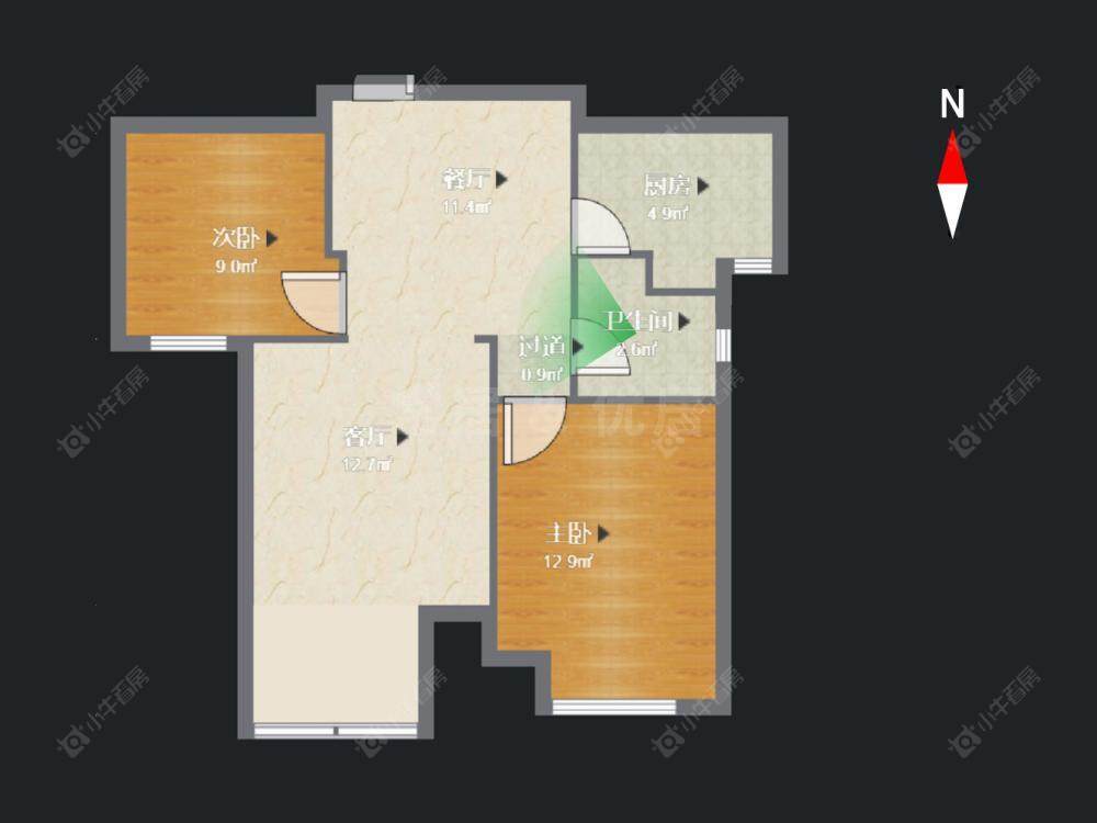 常州新城金郡(天宁)二期在售二手房房源户型图_小牛看房