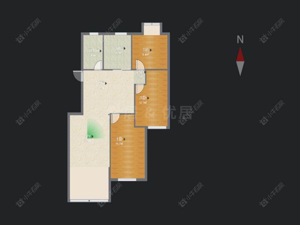 常州嘉顺花园在售二手房房源户型图_小牛看房