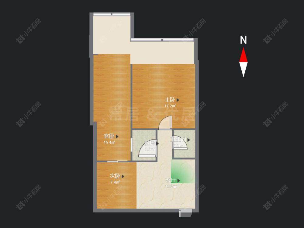 常州府琛商务广场在售二手房房源户型图_小牛看房