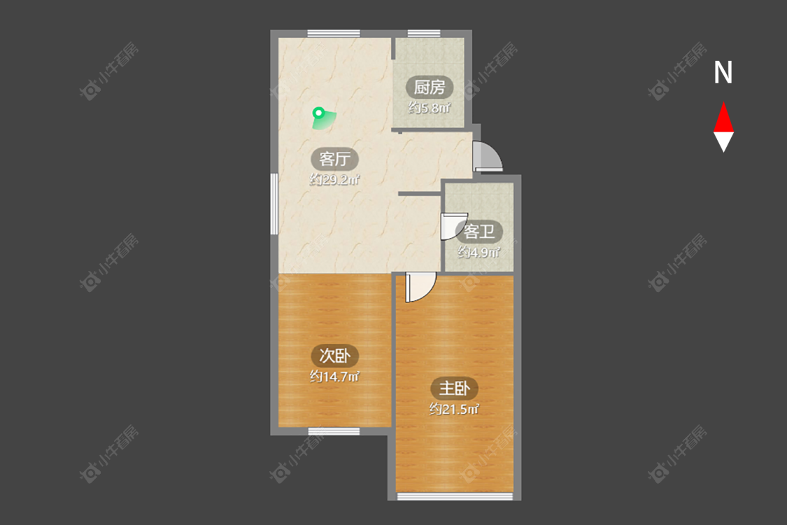 常州新城花苑西区在售二手房房源户型图_小牛看房