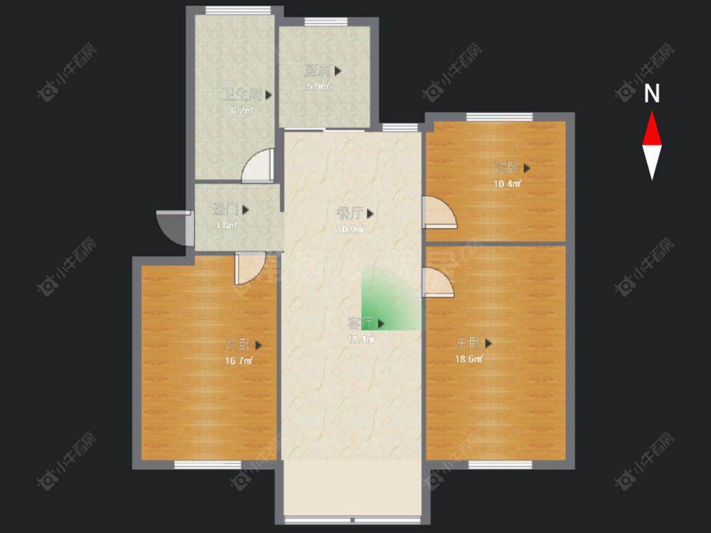 常州翠竹新村南区在售二手房房源户型图_小牛看房