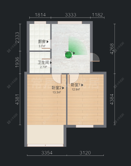 常州工人新村南在售二手房房源户型图_小牛看房