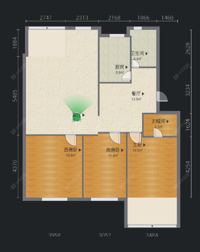 常州润德半岛在售二手房房源户型图_小牛看房