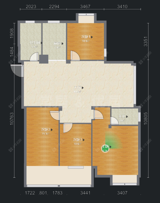 常州聚缘福地在售二手房房源户型图_小牛看房