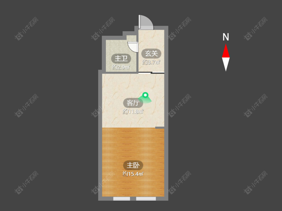 常州亚泰财富中心在售二手房房源户型图_小牛看房
