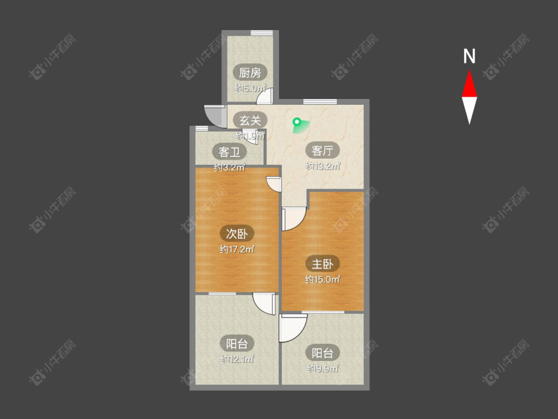 常州翠竹新村东北区在售二手房房源户型图_小牛看房