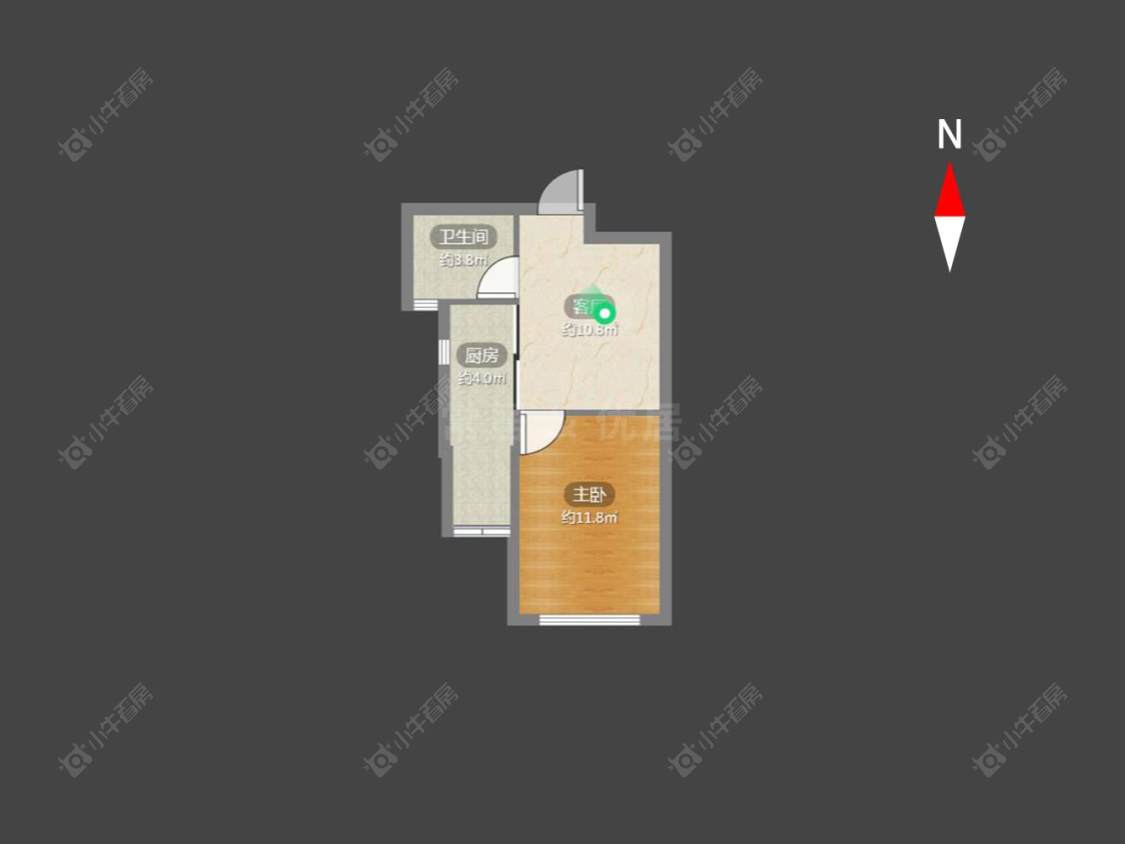 常州新城公馆国际公寓在售二手房房源户型图_小牛看房