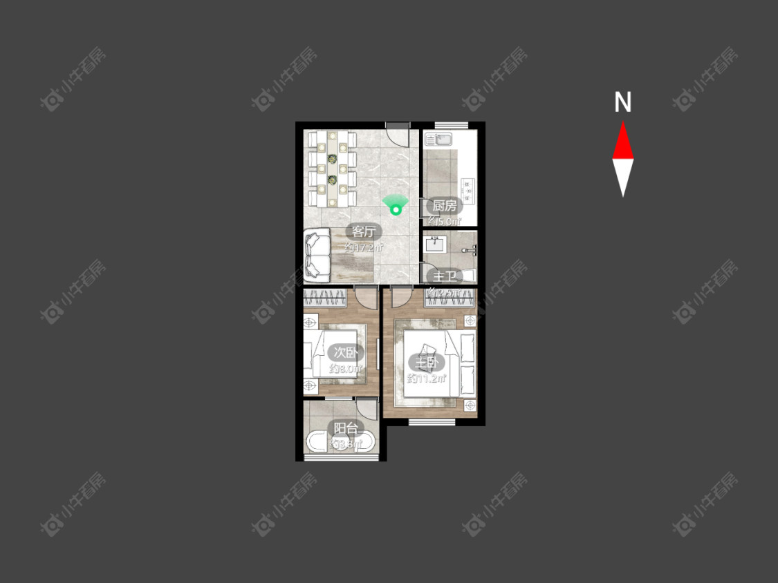 常州县学街在售二手房房源户型图_小牛看房