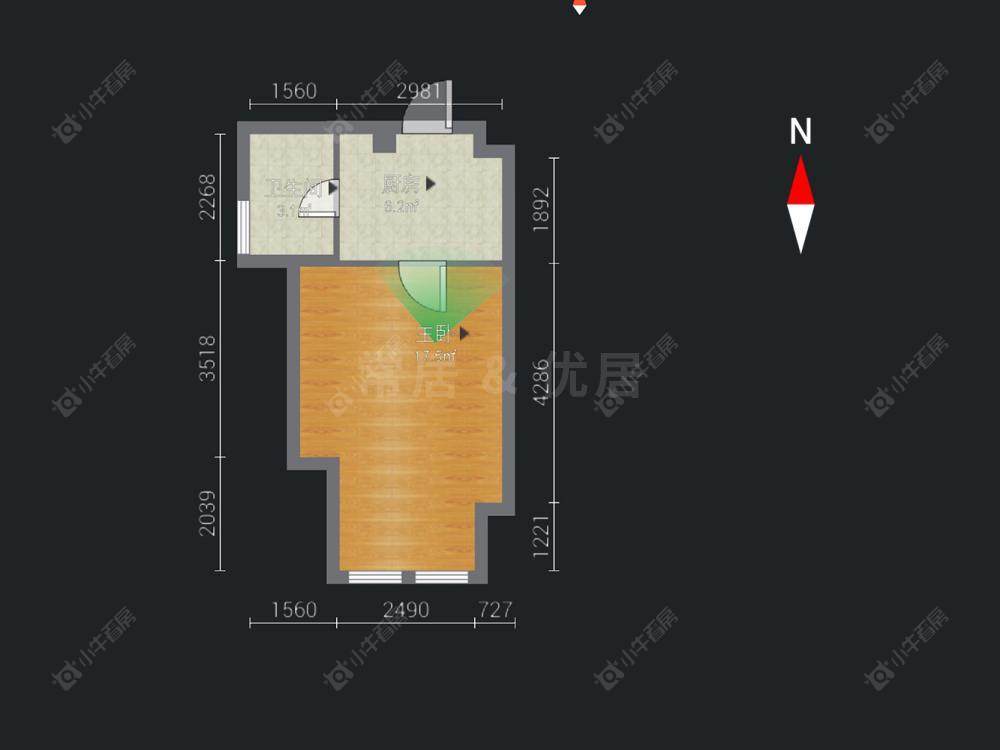 常州高力国际SOHO在售二手房房源户型图_小牛看房