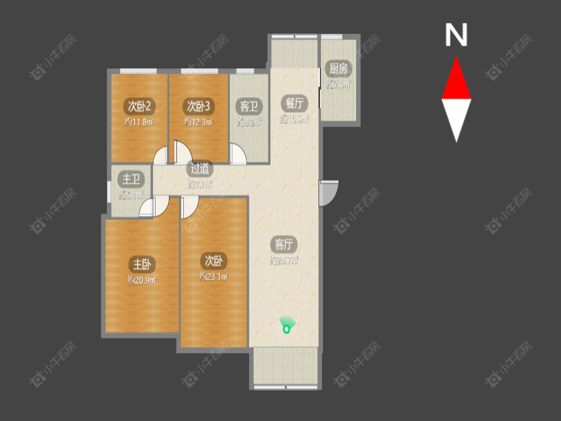 常州太湖明珠苑北区在售二手房房源户型图_小牛看房