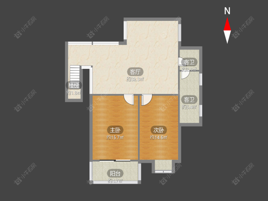 常州左邻右里在售二手房房源户型图_小牛看房