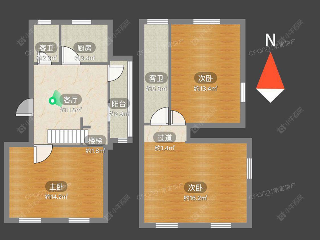 常州邮电路租房_邮电路1室1厅房源出租