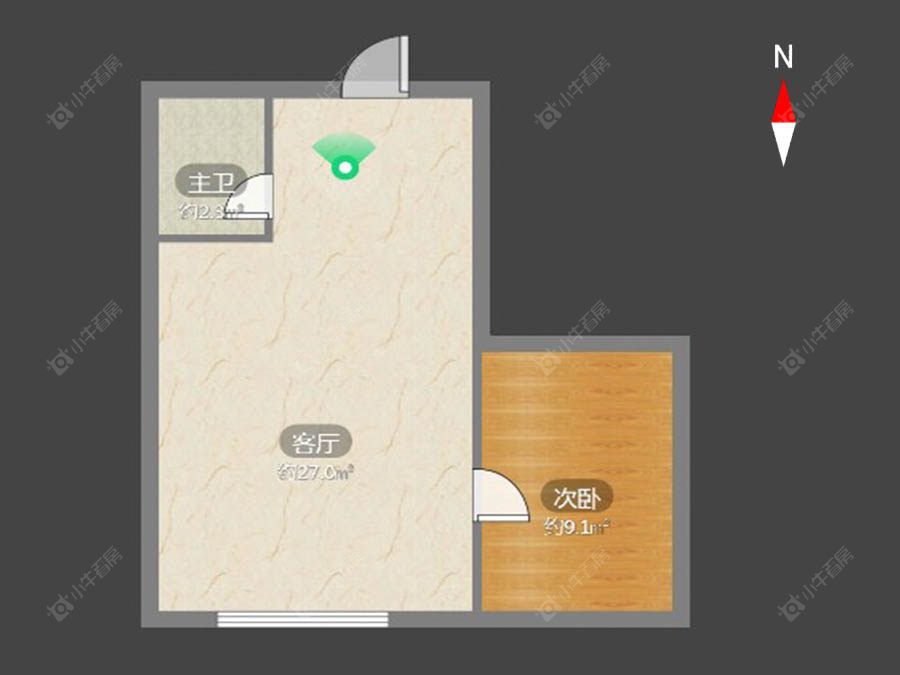 常州景荟凤凰公寓在售二手房源户型图_小牛看房