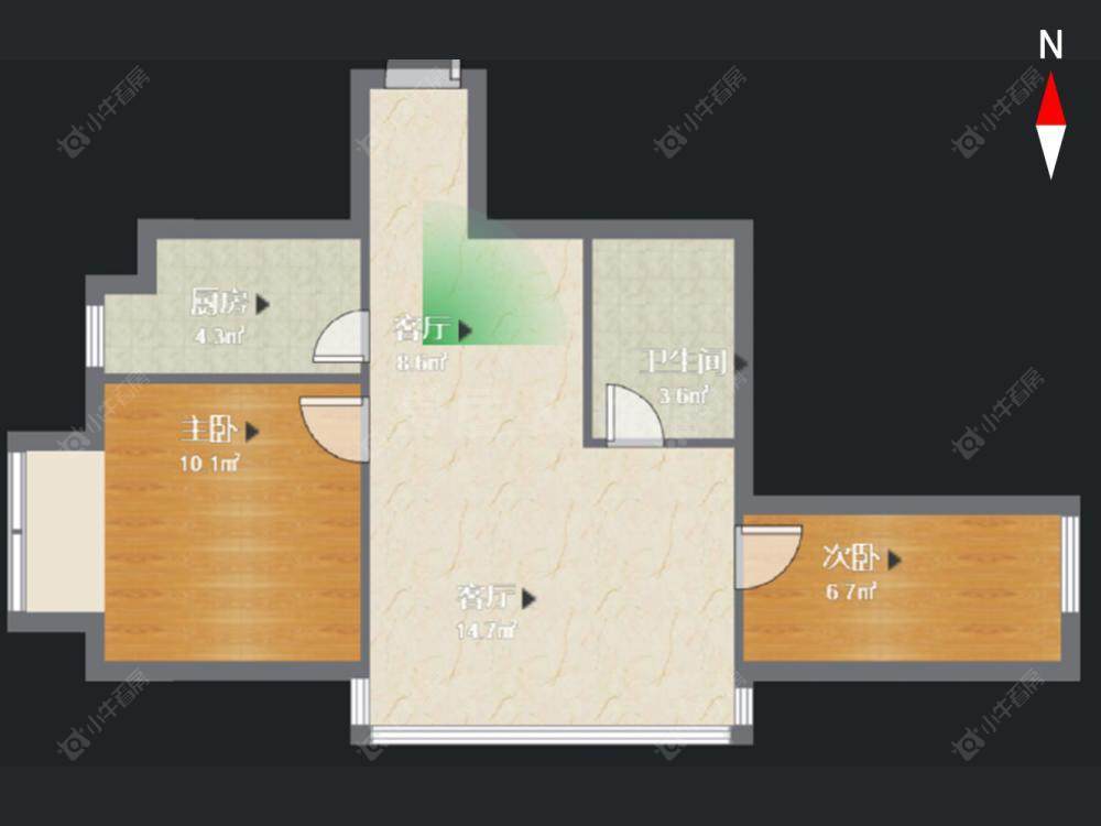 常州云庭公寓在售二手房房源户型图_小牛看房