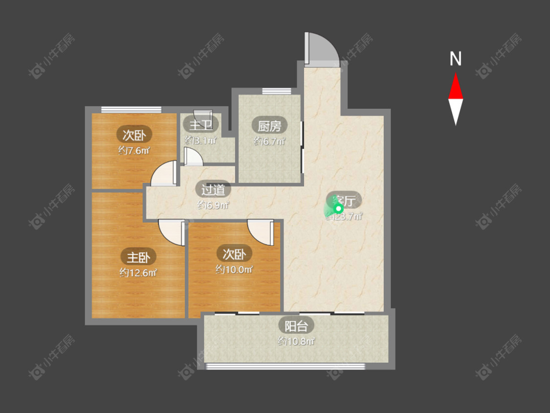 常州泰和之春在售二手房房源户型图_小牛看房