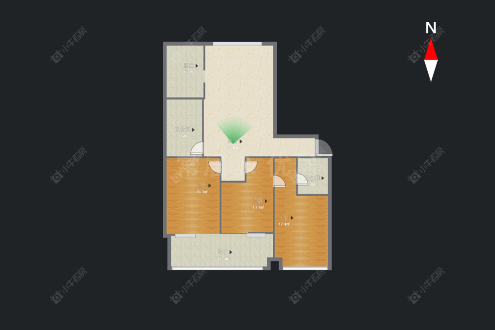 常州兰新大厦在售二手房房源户型图_小牛看房