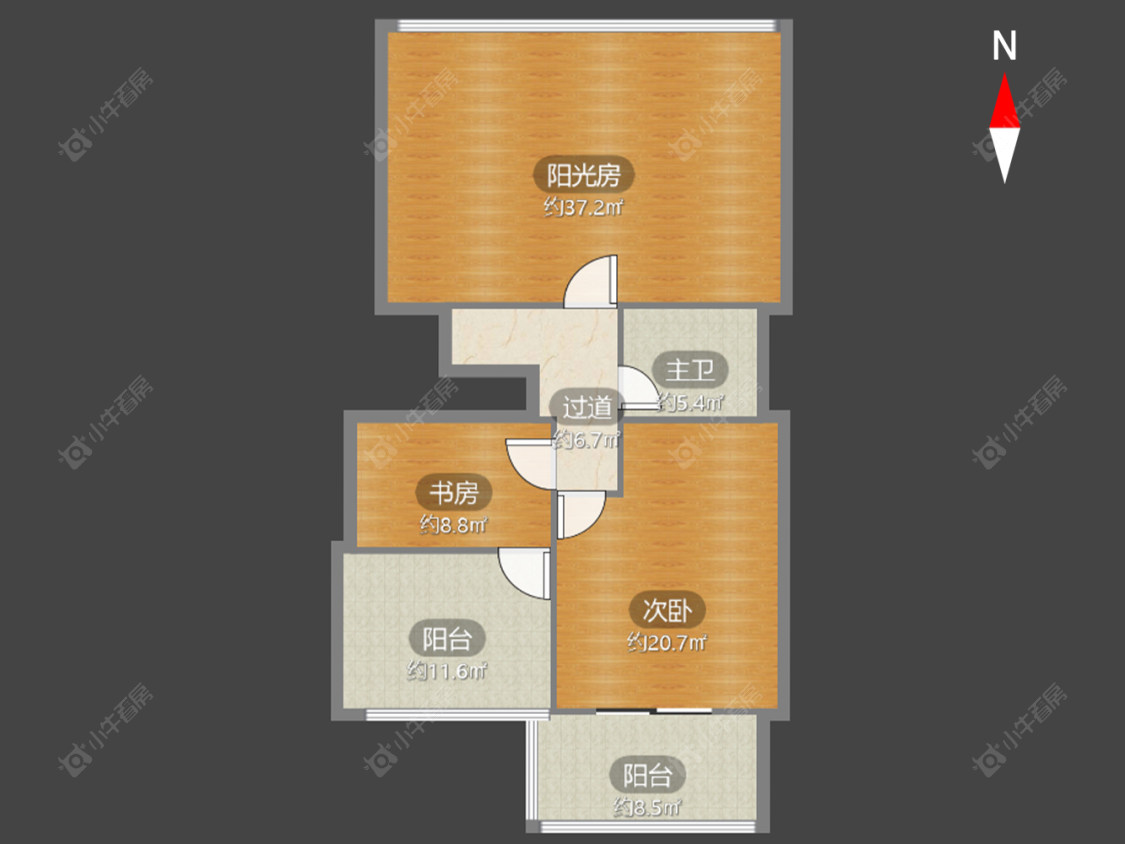 常州阳光山城在售二手房房源户型图_小牛看房