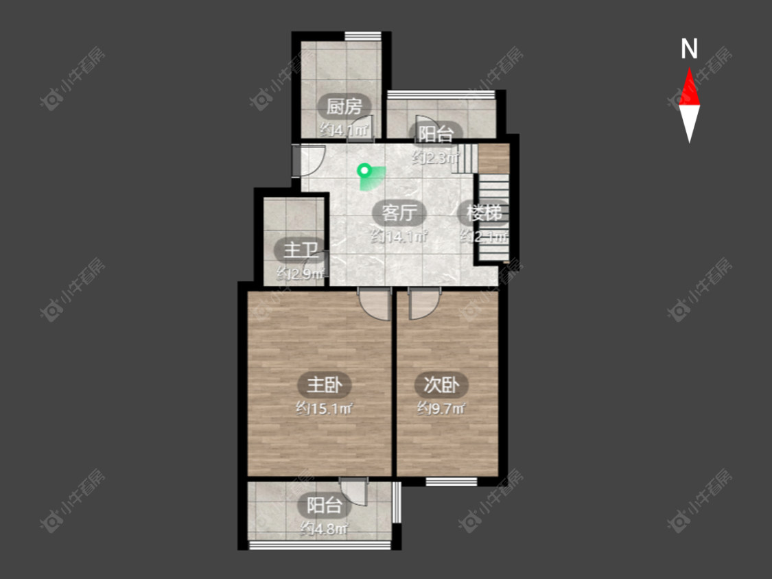 常州荆川里在售二手房房源户型图_小牛看房