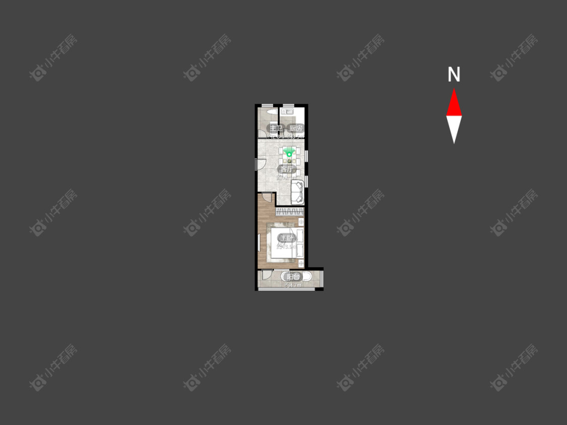 常州西新桥二村在售二手房房源户型图_小牛看房