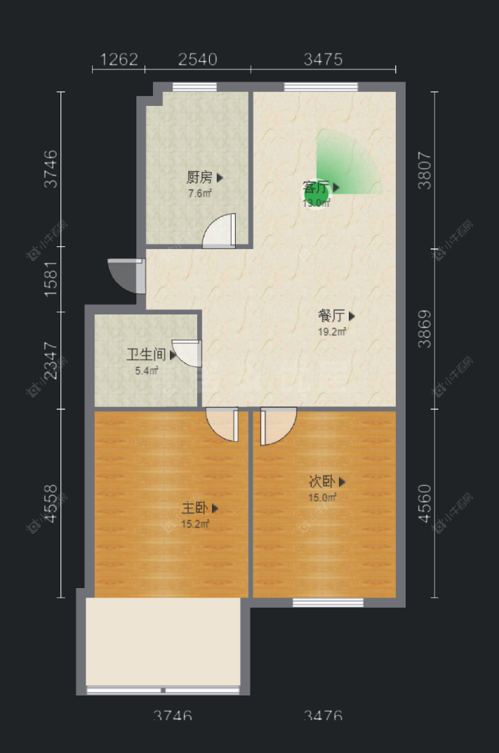 常州永宁花园在售二手房房源户型图_小牛看房