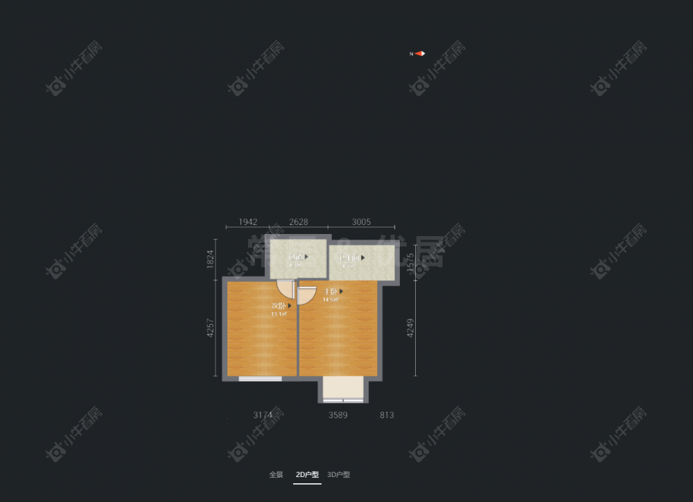 常州香江庭院在售二手房房源户型图_小牛看房