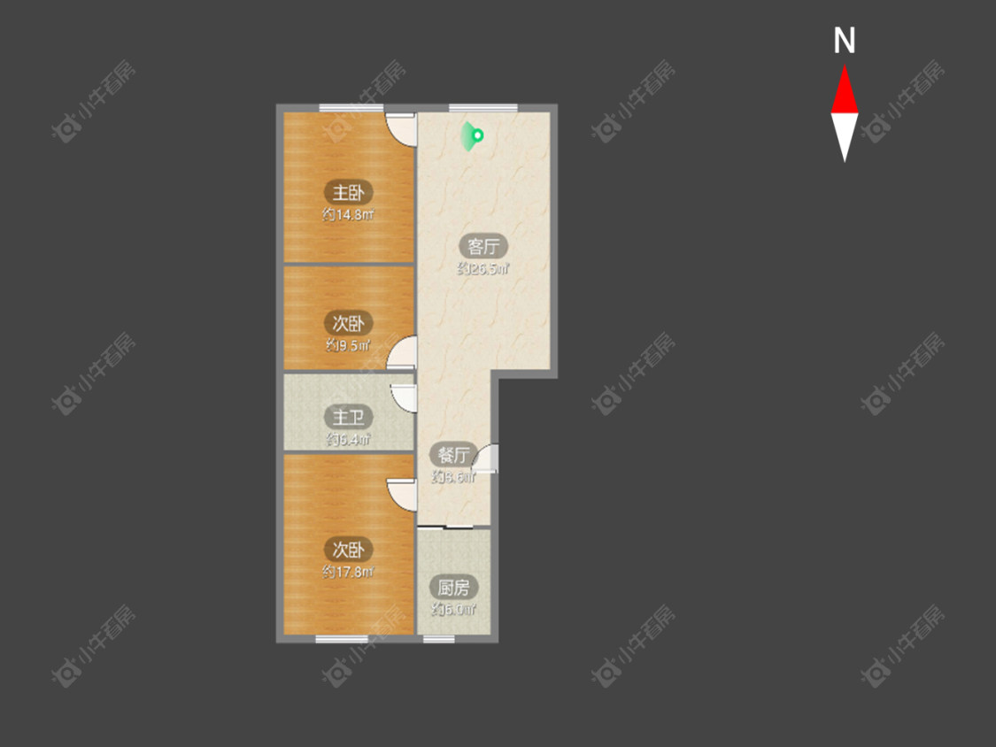 常州中大国际商贸城在售二手房房源户型图_小牛看房