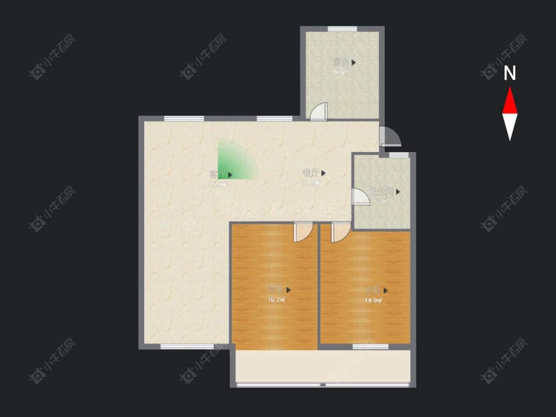 常州翠竹新村北区在售二手房房源户型图_小牛看房