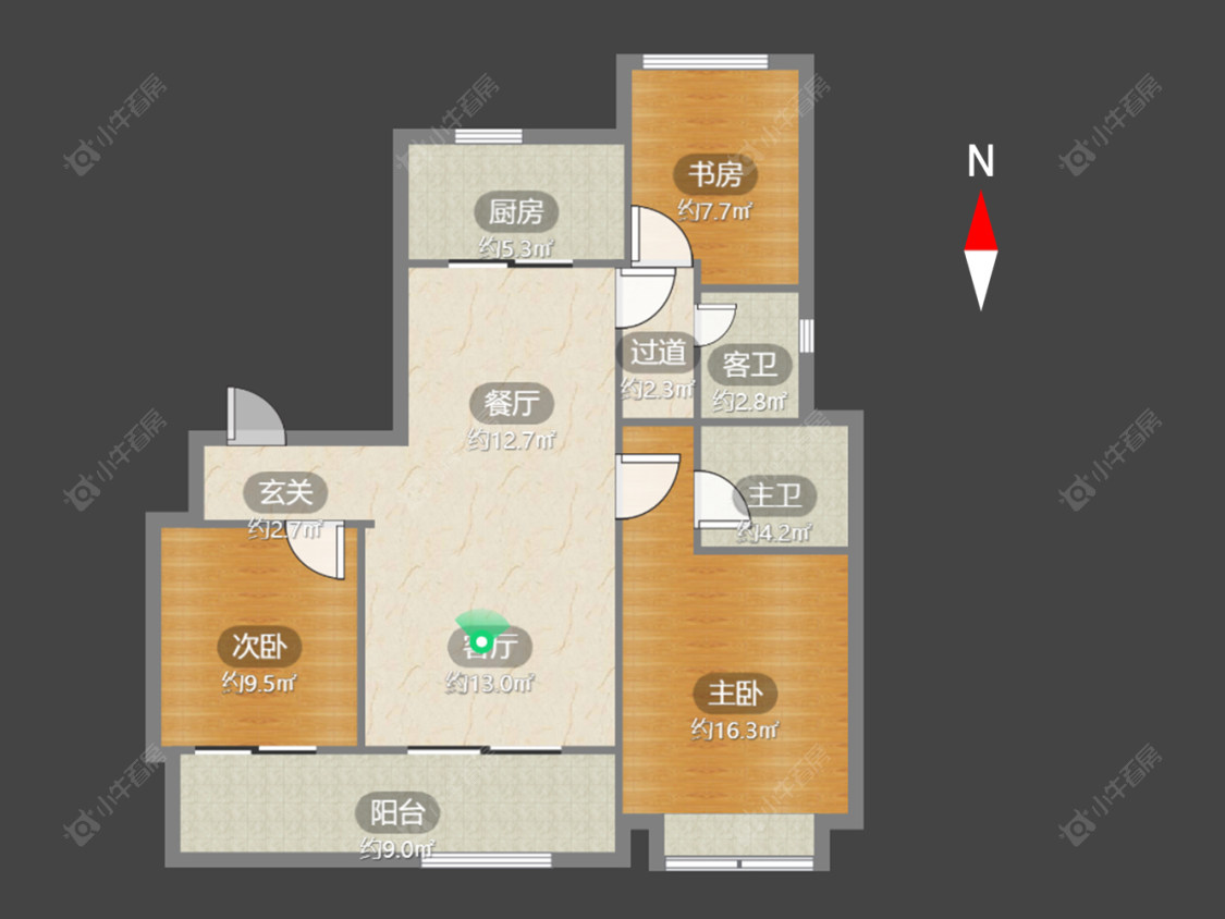 常州新城公馆荣域在售二手房房源户型图_小牛看房