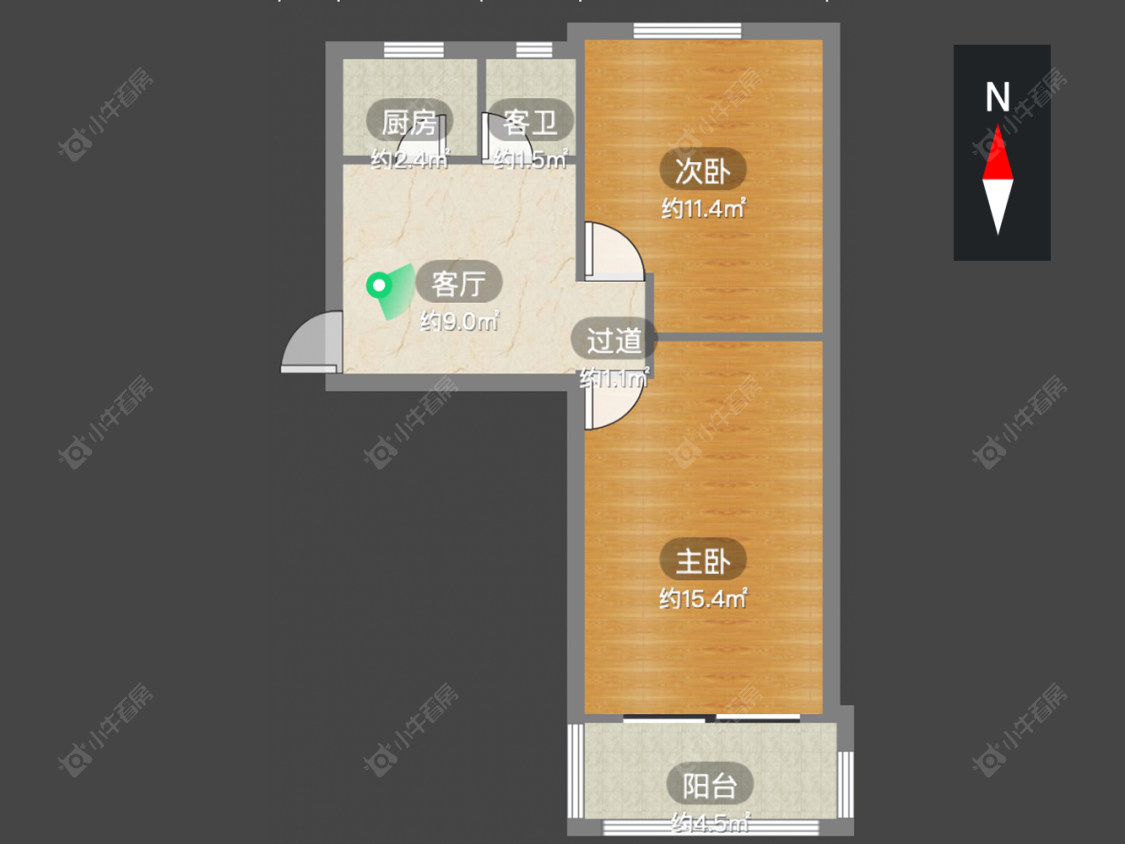 常州工房北区在售二手房房源户型图_小牛看房