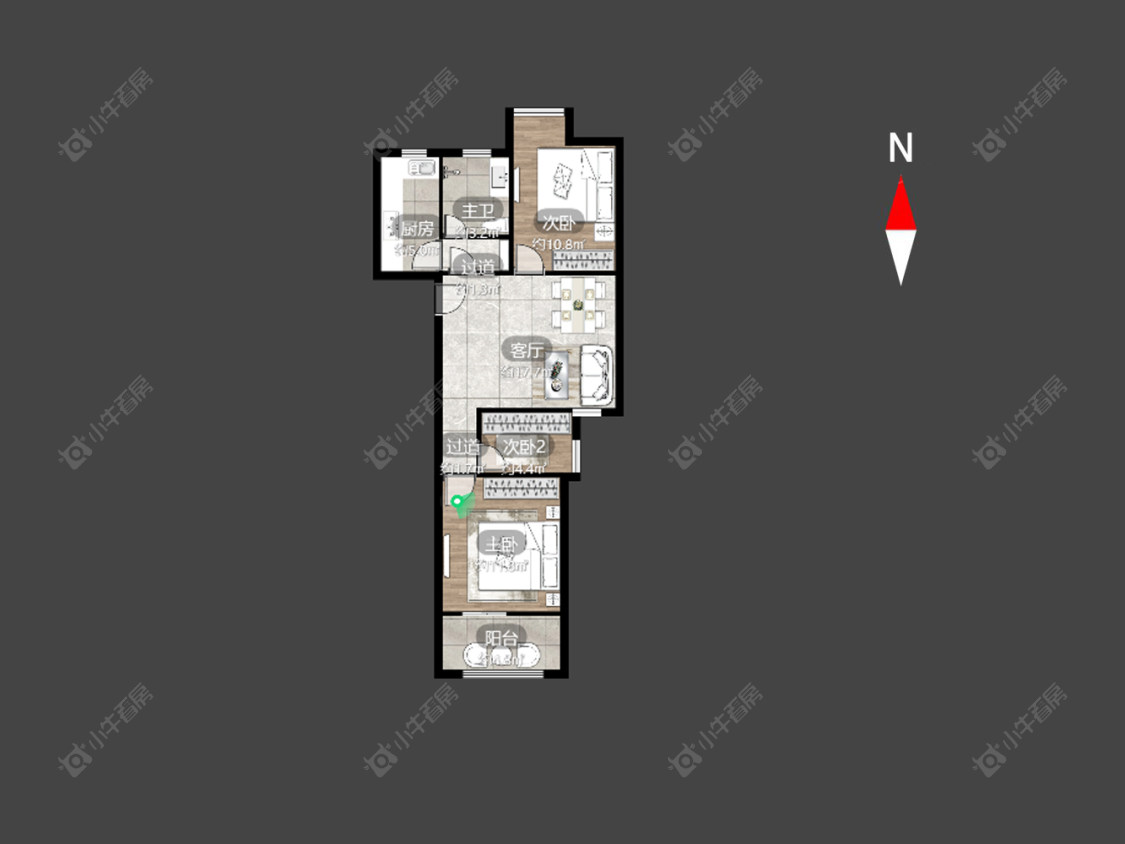 常州米兰阳光在售二手房房源户型图_小牛看房