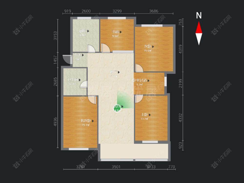 常州翠竹新村北区在售二手房房源户型图_小牛看房