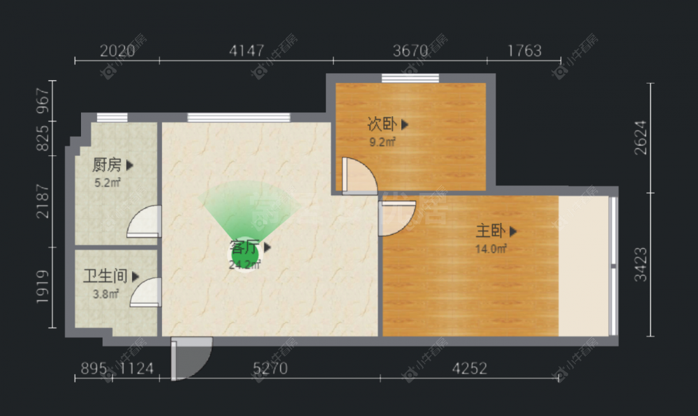 常州景秀世家在售二手房房源户型图_小牛看房