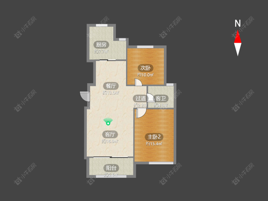 常州御源林城西区在售二手房房源户型图_小牛看房