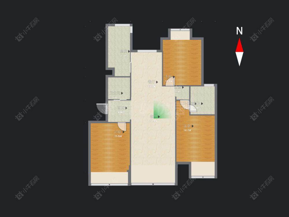 常州金色新城西区在售二手房房源户型图_小牛看房