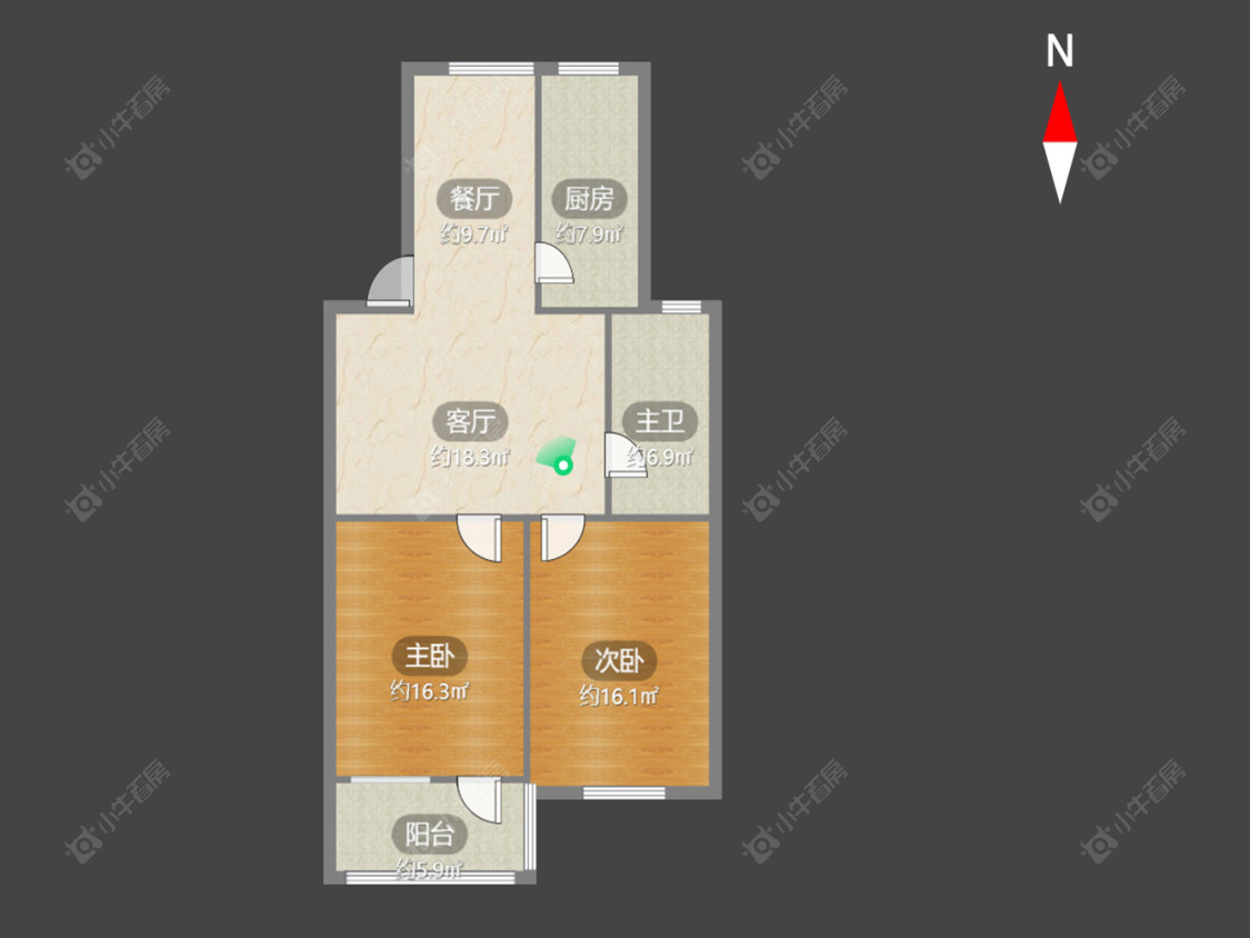 常州城北小区在售二手房房源户型图_小牛看房