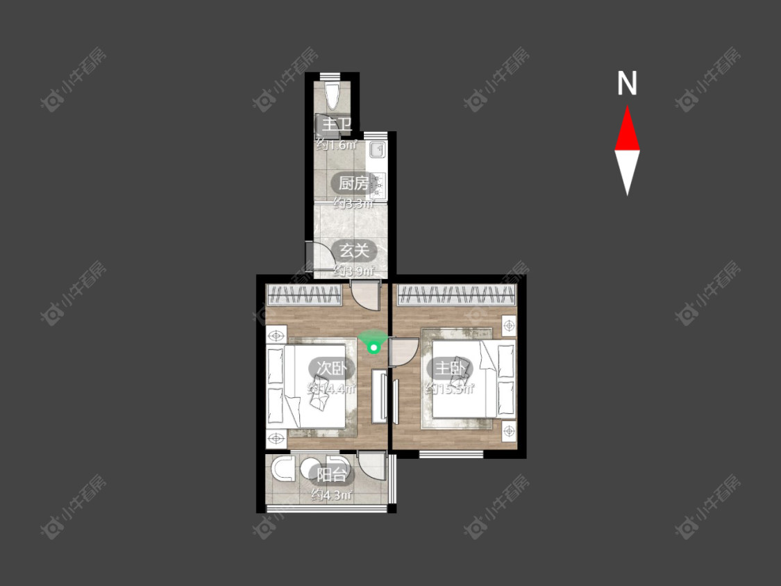 常州县北新村在售二手房房源户型图_小牛看房