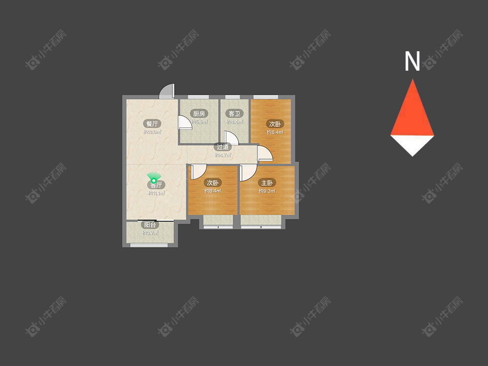 常州红星国际广场在售二手房房源户型图_小牛看房