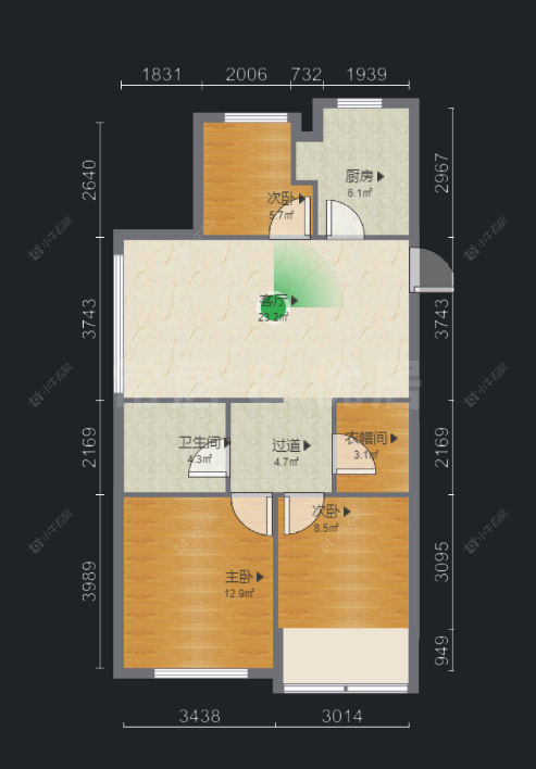 常州兰陵尚品花园在售二手房房源户型图_小牛看房