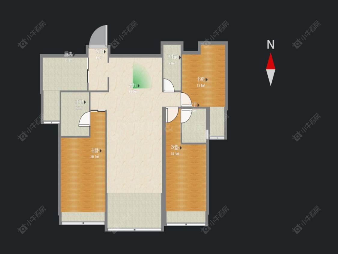 常州雅居乐星河湾在售二手房房源户型图_小牛看房