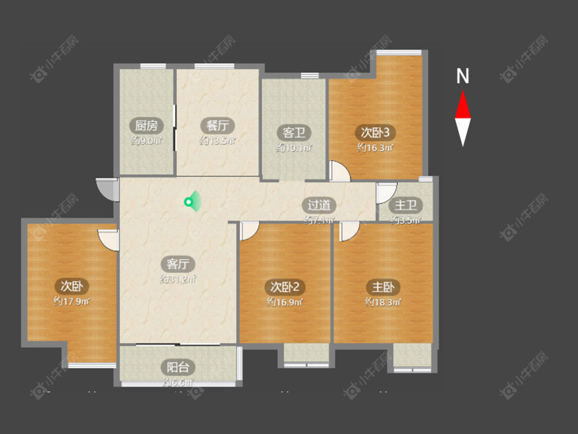 常州南甸苑在售二手房房源户型图_小牛看房