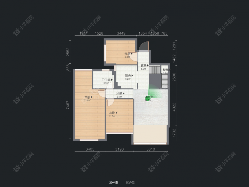 常州金色领寓在售二手房房源户型图_小牛看房