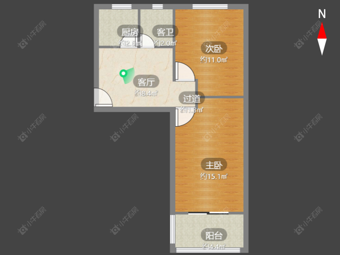 常州工房北区在售二手房房源户型图_小牛看房