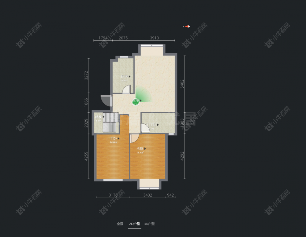 常州香江庭院在售二手房房源户型图_小牛看房