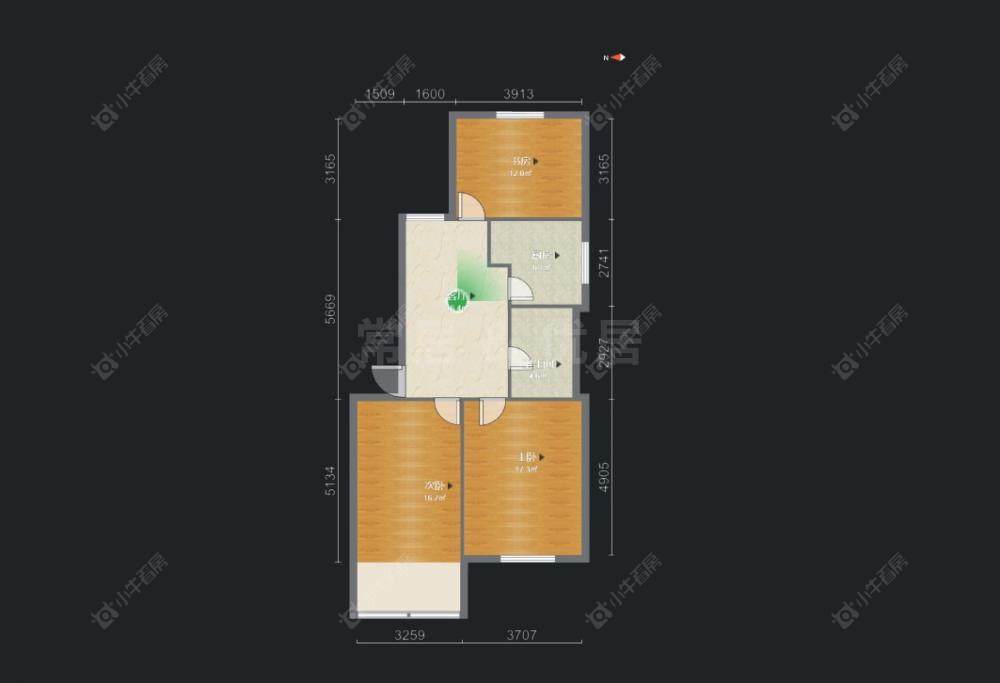 常州红梅东村在售二手房房源户型图_小牛看房