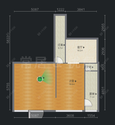 常州西横街北弄在售二手房房源户型图_小牛看房