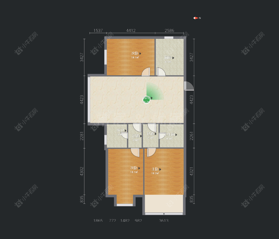 常州早科坊大厦在售二手房房源户型图_小牛看房