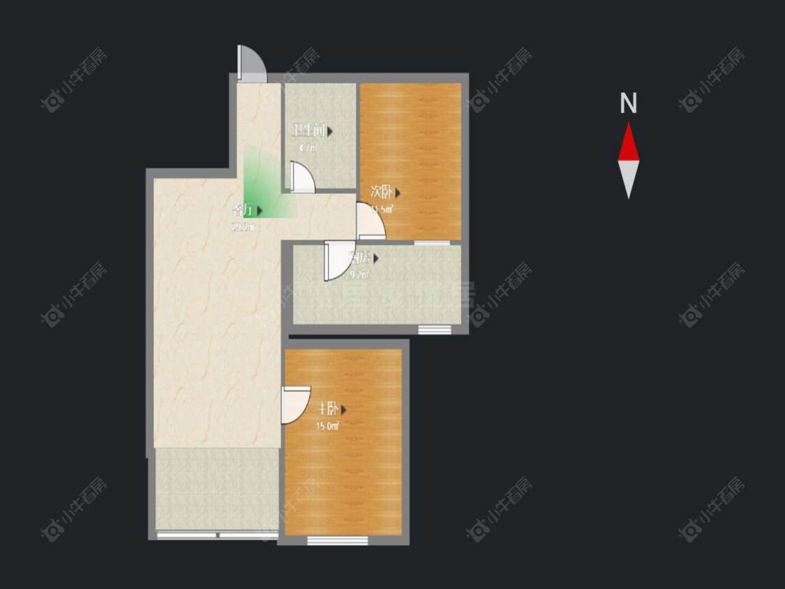 常州金梅花园北区在售二手房房源户型图_小牛看房