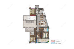 江左风华建面166㎡户型图