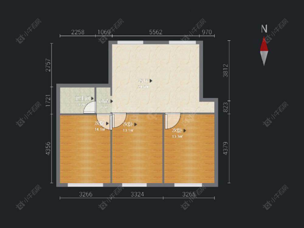 常州同安苑在售二手房房源户型图_小牛看房