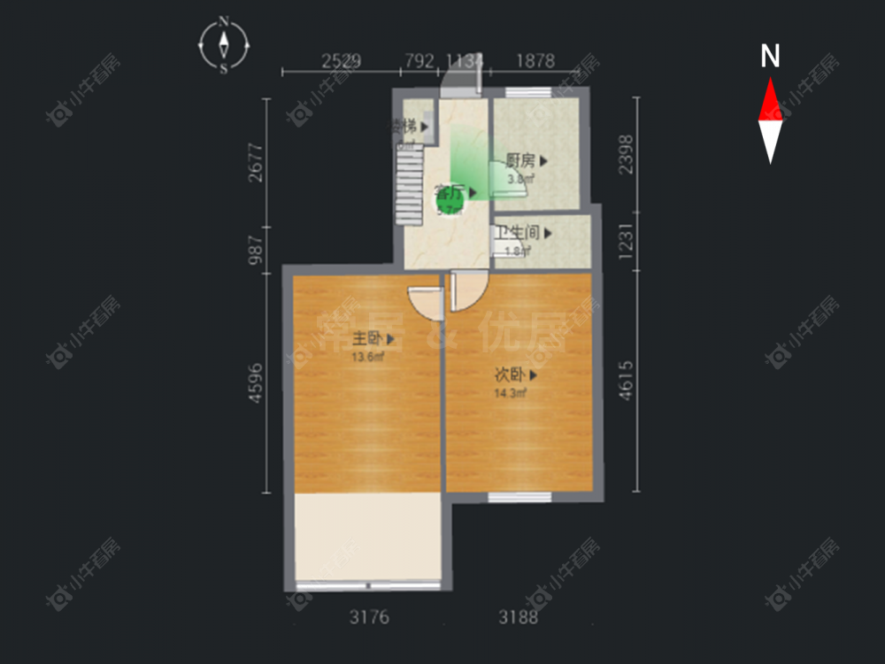 常州勤业新村在售二手房房源户型图_小牛看房